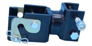 VS503 - Bolts directly inside of standard, 3 inch wide, height adjustment channel. 2 7/8" wide.